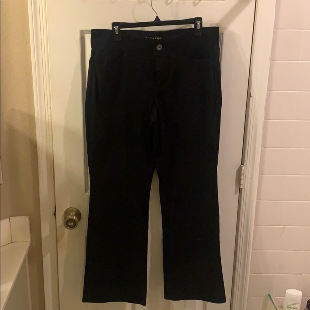Dockers black wide leg pants sz 14M